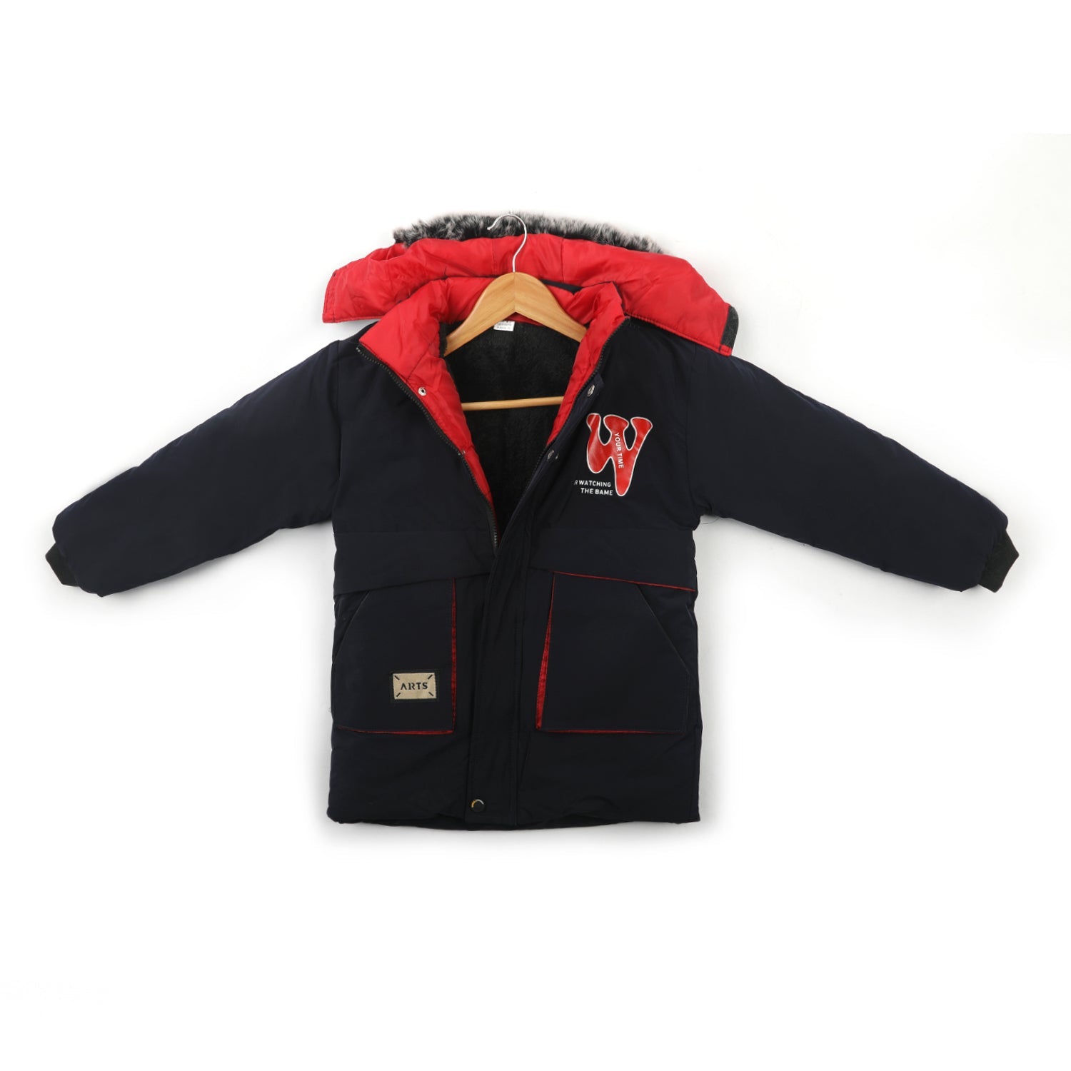 Boys Full Sleeves Jacket - Navy Blue, Boys Jackets & Blazers, Chase Value, Chase Value