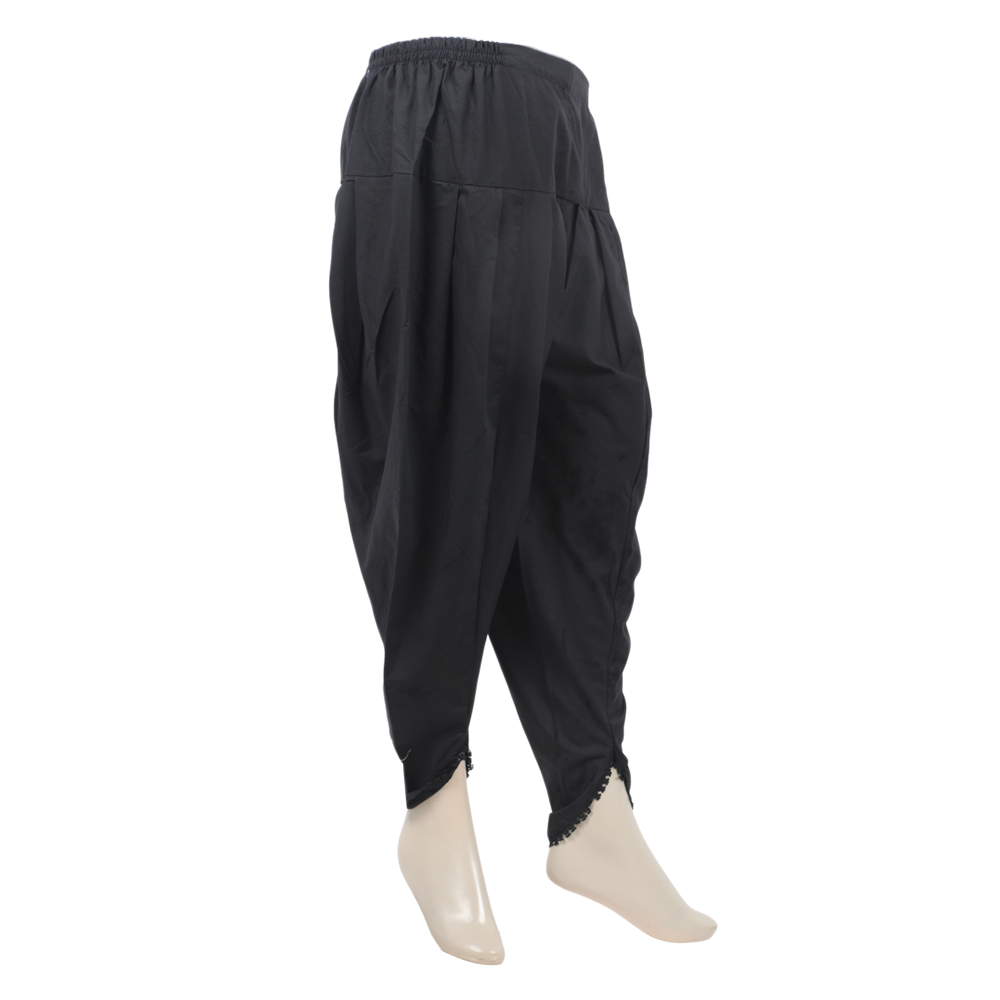 Women's Cotton Shalwar - Black, Women Pants & Tights, Chase Value, Chase Value
