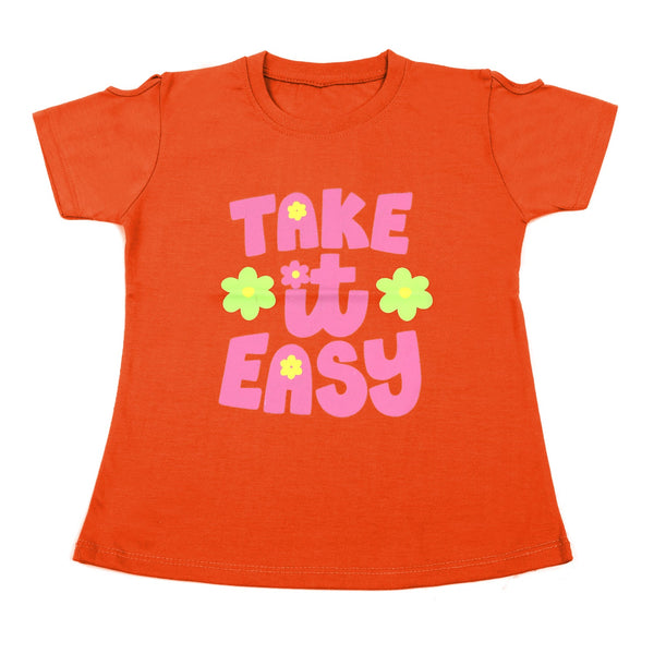 Girls Half Sleeves T-Shirt