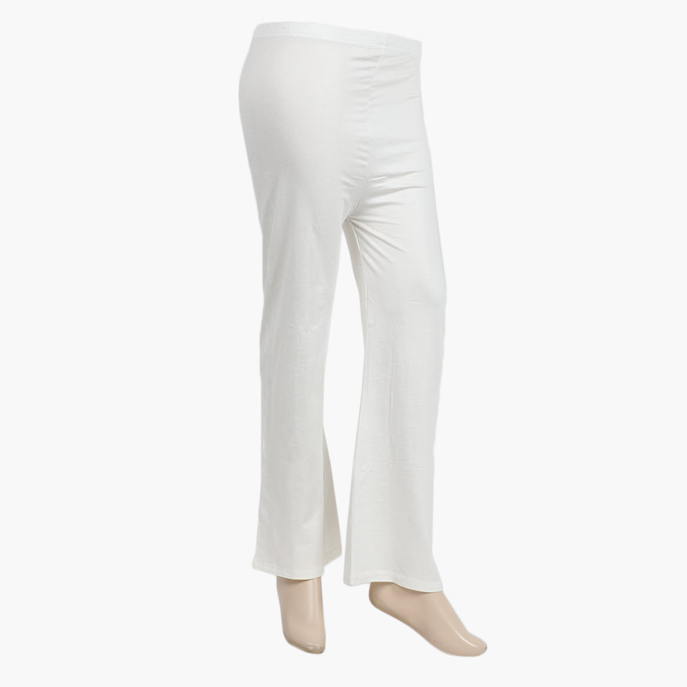Women's Plain Flapper - Off White, Women Pants & Tights, Chase Value, Chase Value