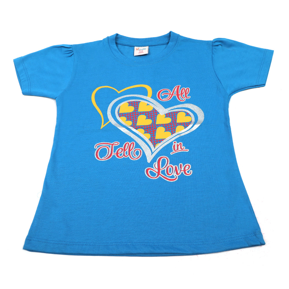 Girls Half Sleeves T-Shirt, Girls T-Shirts, Chase Value, Chase Value