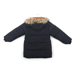 Boys Full Sleeves Jacket - Navy Blue