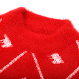 Girls Full Sleeves Sweater - Red, Girls Sweaters, Chase Value, Chase Value