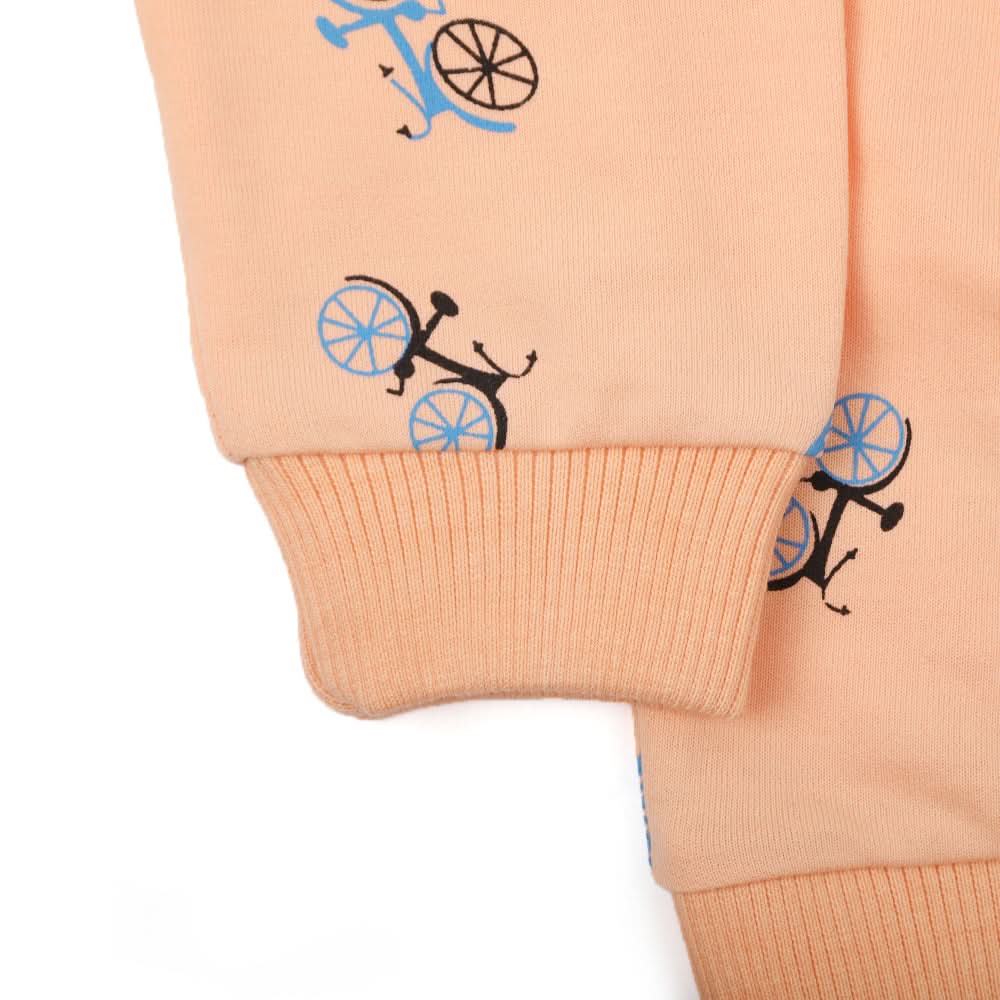 Boys Full Sleeves Sweat Shirt - Peach, Boys Hoodies & Sweat Shirts, Chase Value, Chase Value