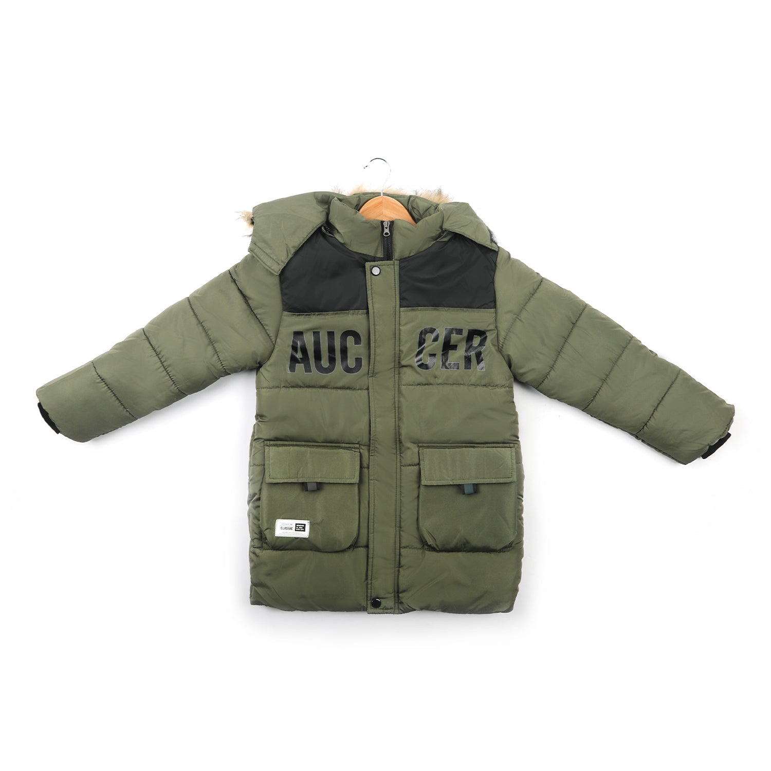 Boys Full Sleeves Jacket - Olive, Boys Jackets & Blazers, Chase Value, Chase Value