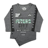 Boys Full Sleeves T-Shirt - Dark Grey, Boys T-Shirts, Chase Value, Chase Value
