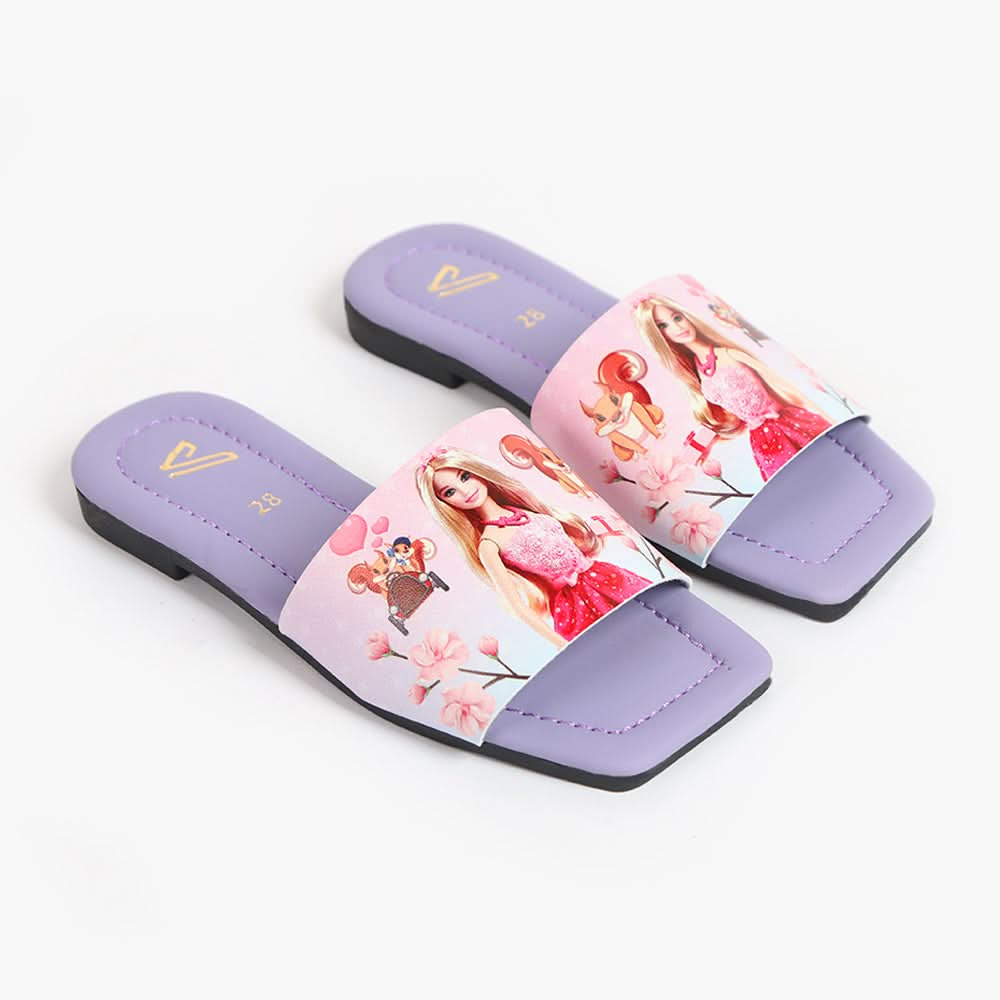 Girls Slipper - Purple, Girls Slippers, Chase Value, Chase Value