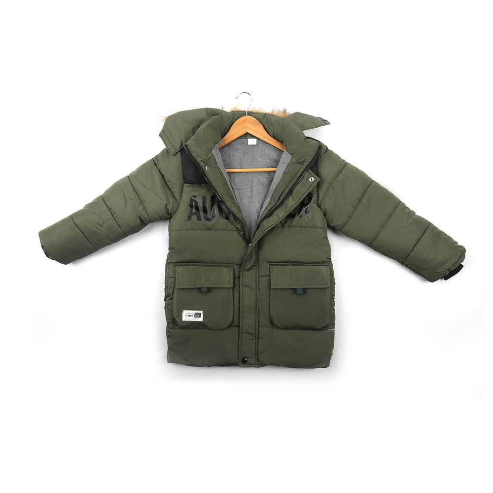 Boys Full Sleeves Jacket - Olive, Boys Jackets & Blazers, Chase Value, Chase Value