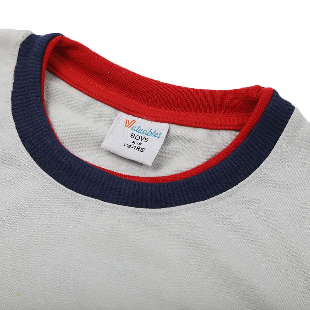 Boys Full Sleeves SweatShirt - Grey, Boys Hoodies & Sweat Shirts, Chase Value, Chase Value