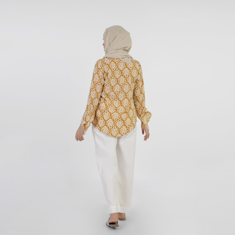 Women's Printed Western Top - Brown, Women T-Shirts & Tops, Chase Value, Chase Value