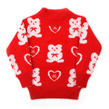 Girls Full Sleeves Sweater - Red, Girls Sweaters, Chase Value, Chase Value