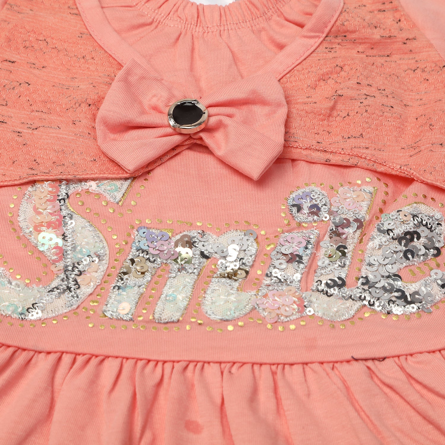 Girls Half Sleeves Suits - Peach, Girls Suits, Chase Value, Chase Value