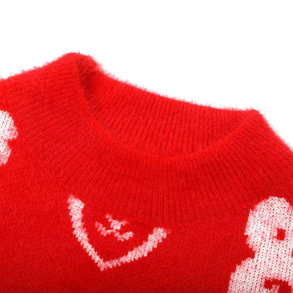 Girls Full Sleeves Sweater - Red, Girls Sweaters, Chase Value, Chase Value