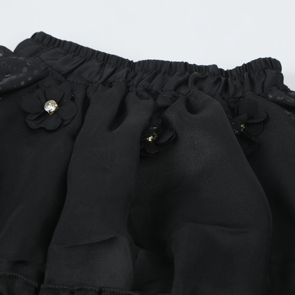 Girls Western Top - Black, Girls Tops, Chase Value, Chase Value