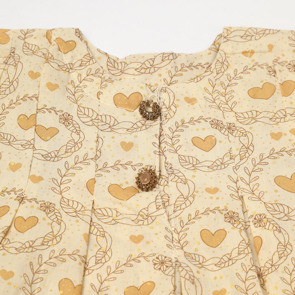 Girls Shalwar Suit 2Pcs - Skin, Girls Shalwar Kameez, Chase Value, Chase Value