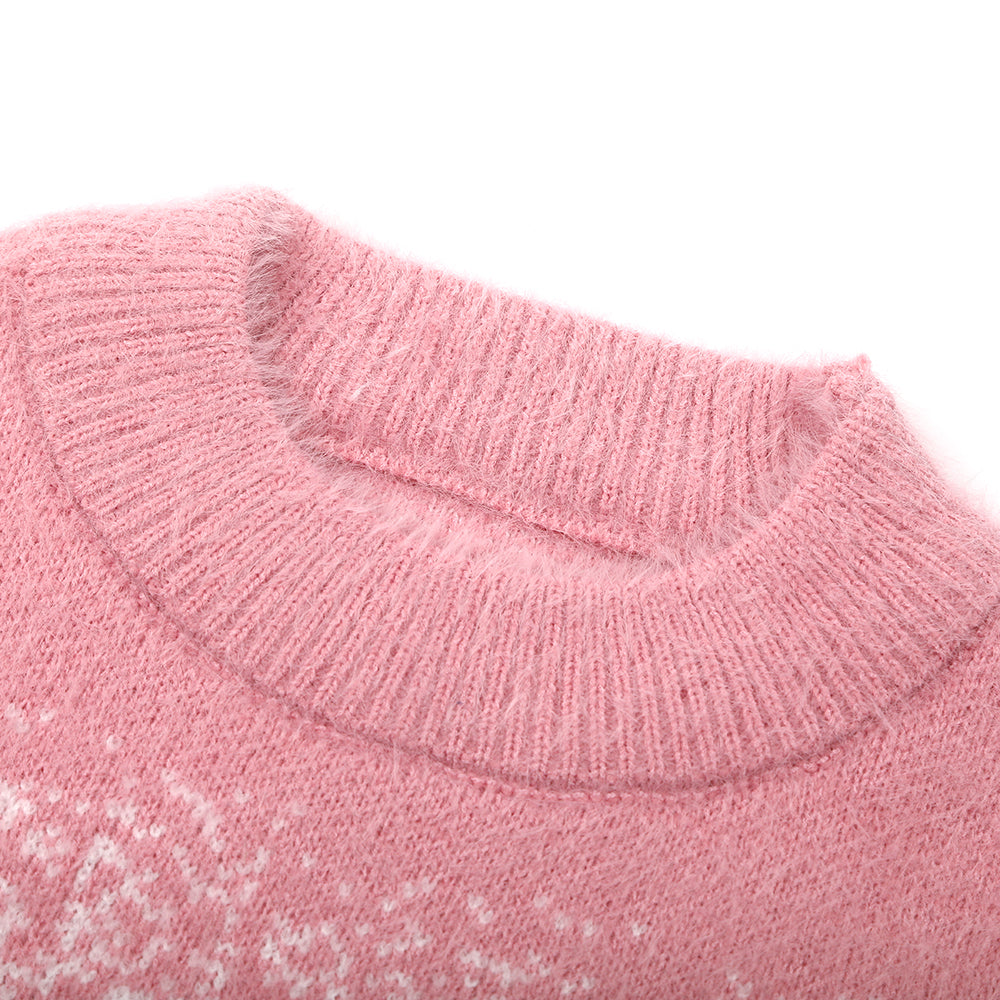 Girls Full Sleeves Sweater - Tea Pink, Girls Sweaters, Chase Value, Chase Value