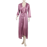 Women's 3Pcs Long Nighty - Light Purple, Women Night Suit, Chase Value, Chase Value