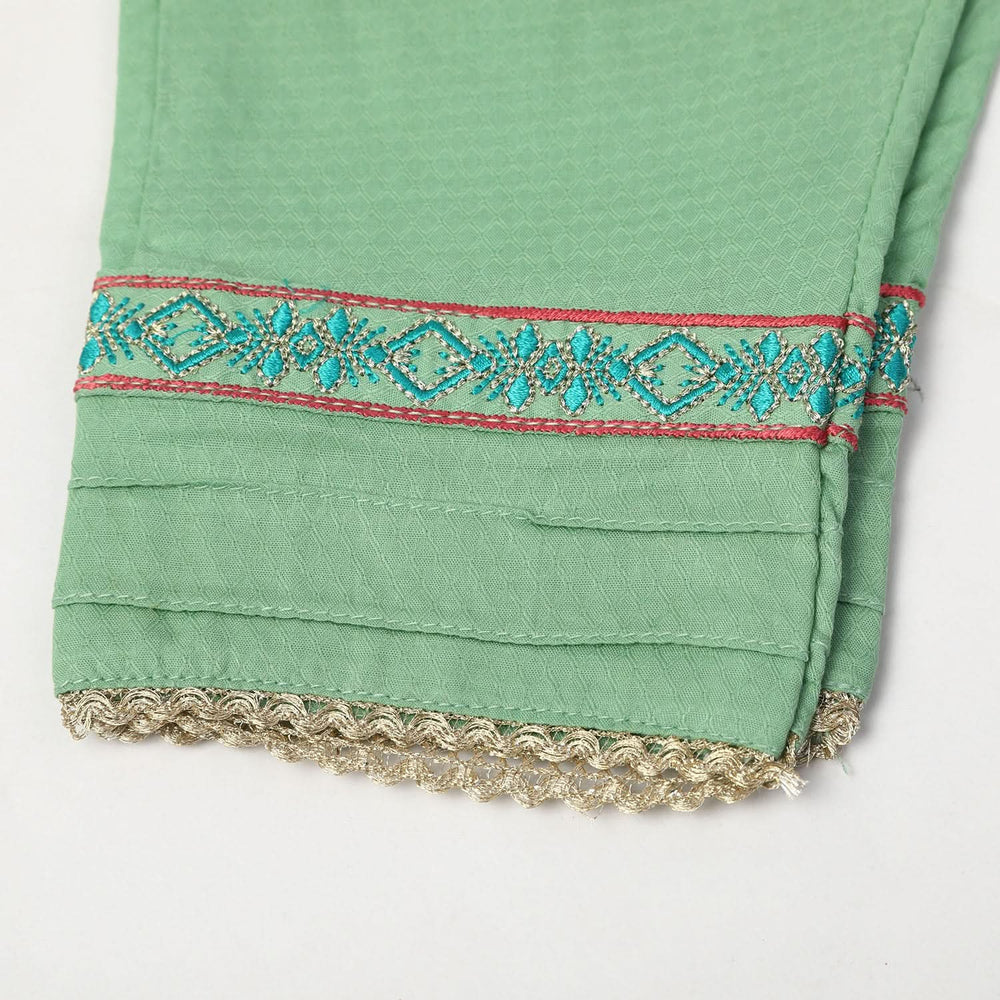 Girls Shalwar Suit 2Pcs - Green, Girls Shalwar Kameez, Chase Value, Chase Value