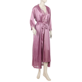 Women's 3Pcs Long Nighty - Light Purple, Women Night Suit, Chase Value, Chase Value