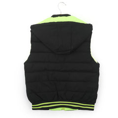 Boys Full Sleeveless Jacket - Green