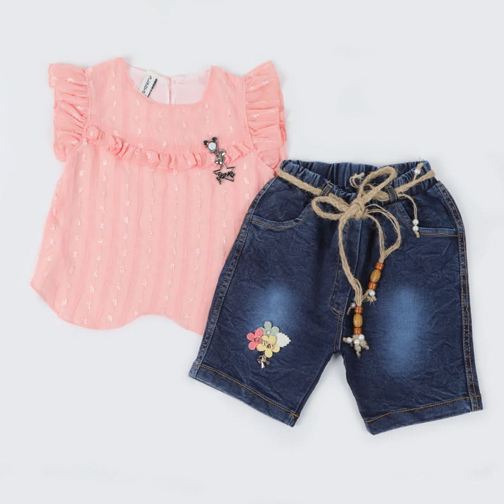 Girls Suit - Baby Pink, Girls Suits, Chase Value, Chase Value