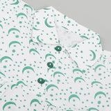 Girls Independence Day Frock - Green & White, Girls Frocks, Chase Value, Chase Value