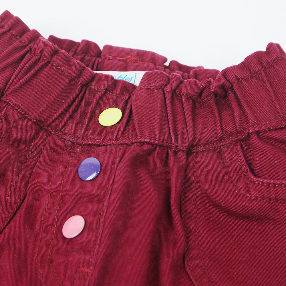 Girls Skirt - Maroon, Girls Shorts Skirts, Chase Value, Chase Value