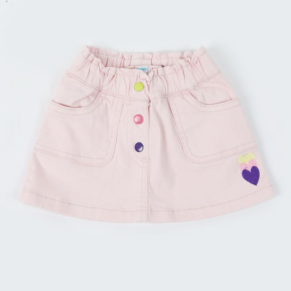 Girls Skirt - Light Pink, Girls Shorts Skirts, Chase Value, Chase Value