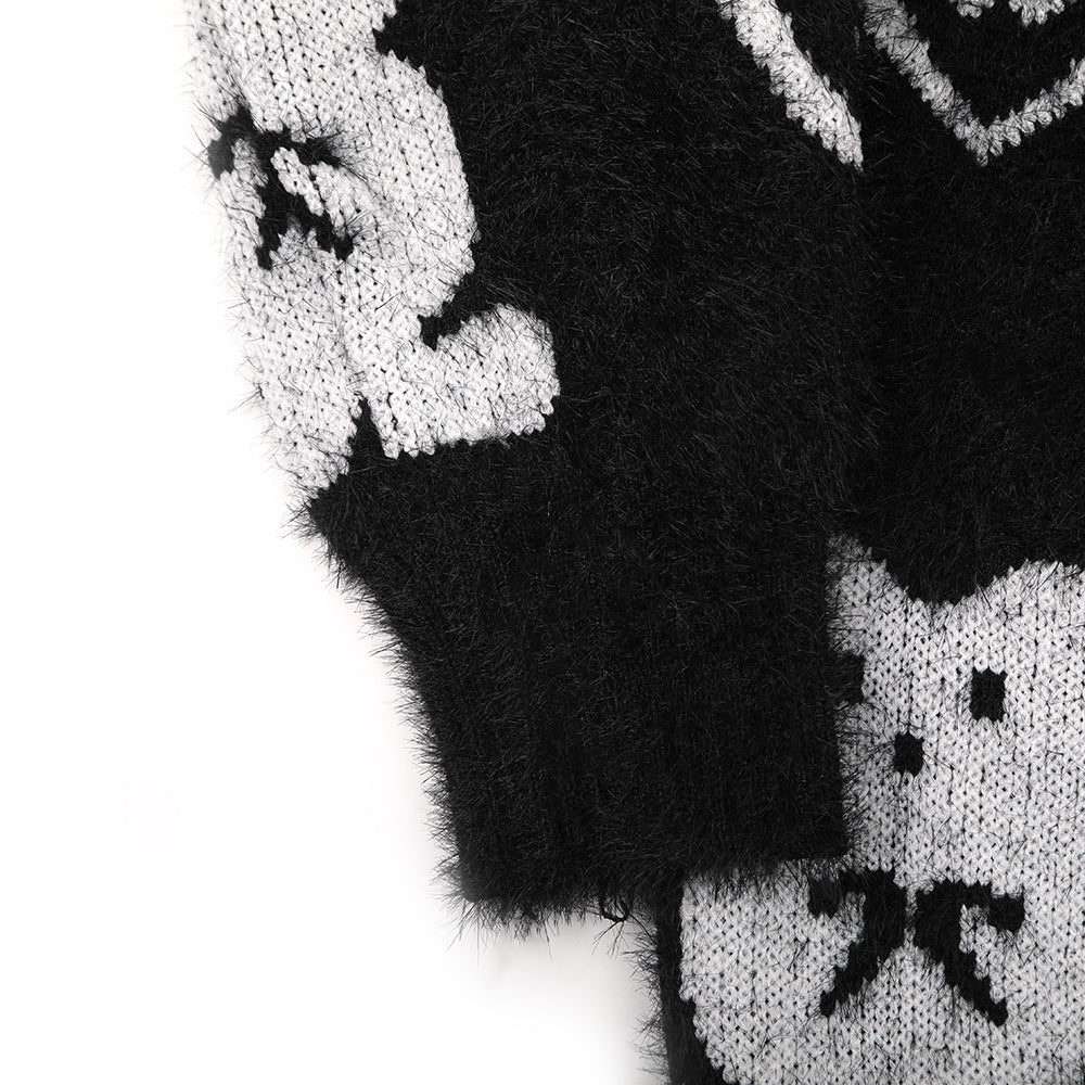 Girls Full Sleeves Sweater - Black, Girls Sweaters, Chase Value, Chase Value