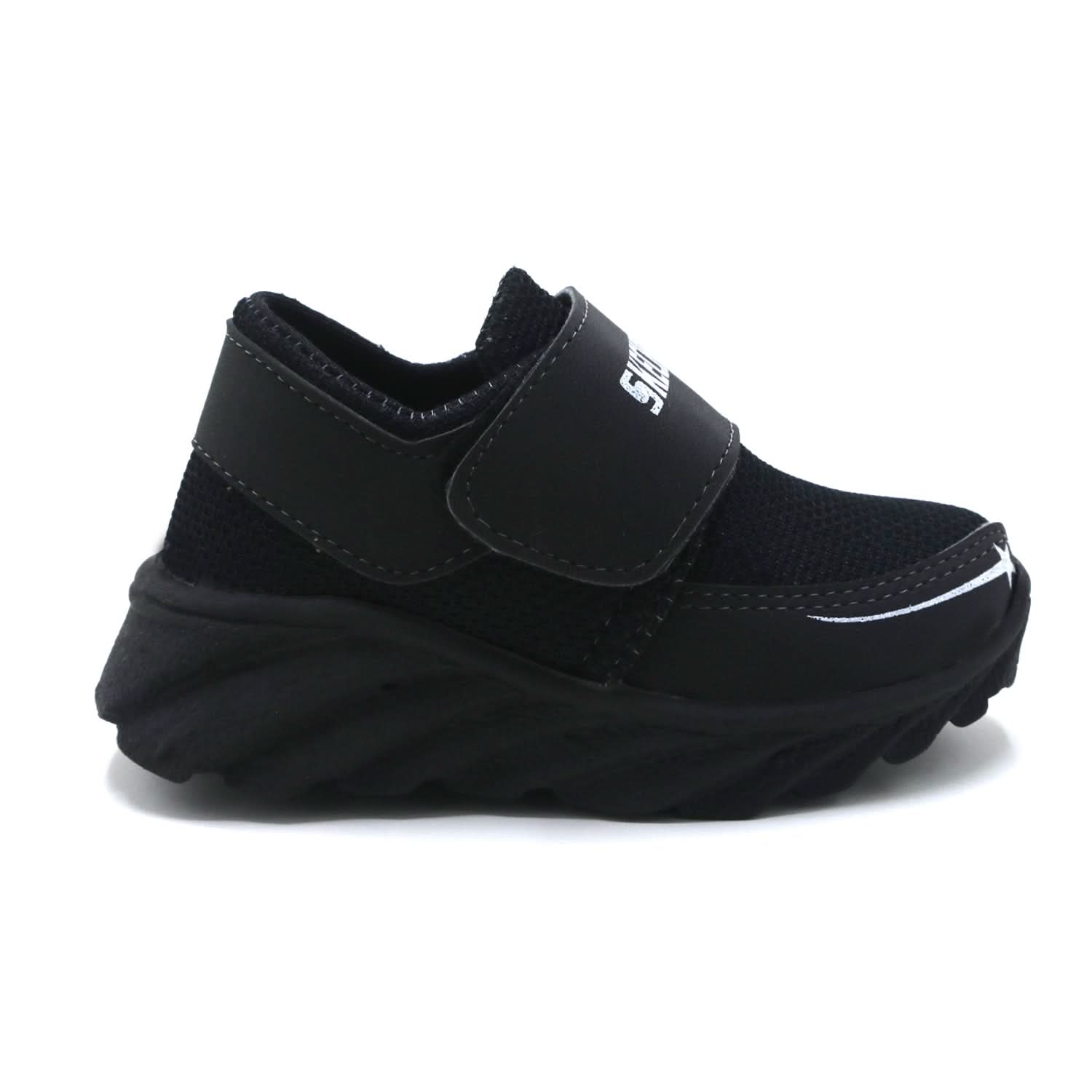Boys Canvas Shoes - Black, Boys Casual Shoes & Sneakers, Chase Value, Chase Value