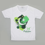 Boys Half Sleeves Azadi T-Shirt - Green, Boys T-Shirts, Chase Value, Chase Value