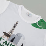 Boys Half Sleeves Azadi T-Shirt - Green, Boys T-Shirts, Chase Value, Chase Value
