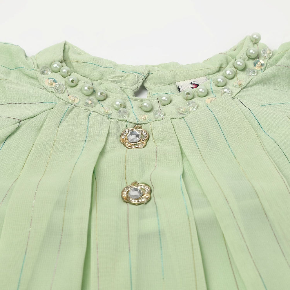 Girls Shalwar Suits - Light Green, Girls Shalwar Kameez, Chase Value, Chase Value