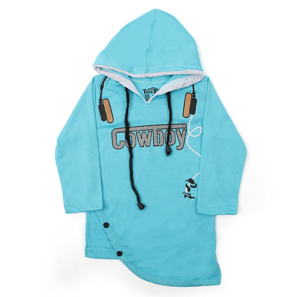 Boys Full Sleeves T-Shirt - Sky Blue, Boys T-Shirts, Chase Value, Chase Value
