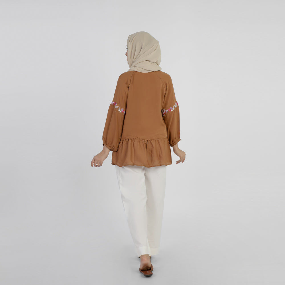 Women's Western Top - Brown, Women T-Shirts & Tops, Chase Value, Chase Value