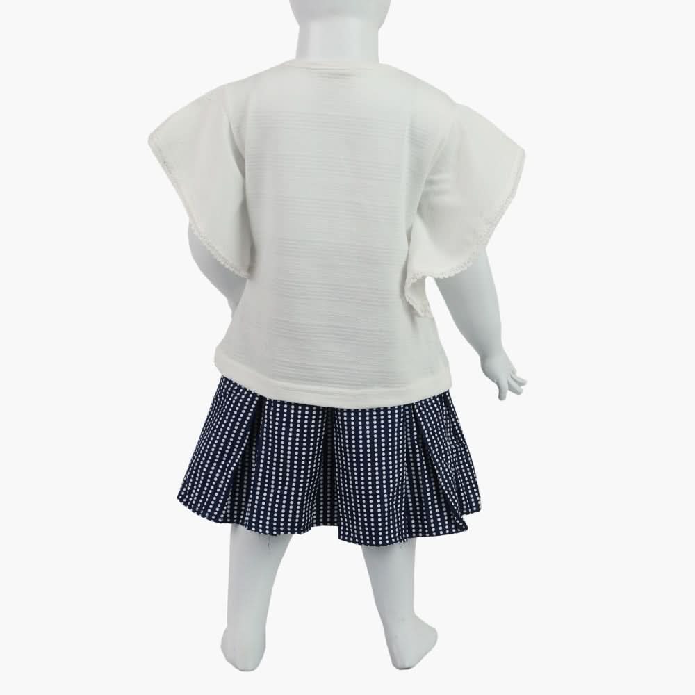 Girls Skirt Suit - Off White, Girls Suits, Chase Value, Chase Value