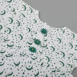 Girls Independence Day Frock - Green & White, Girls Frocks, Chase Value, Chase Value