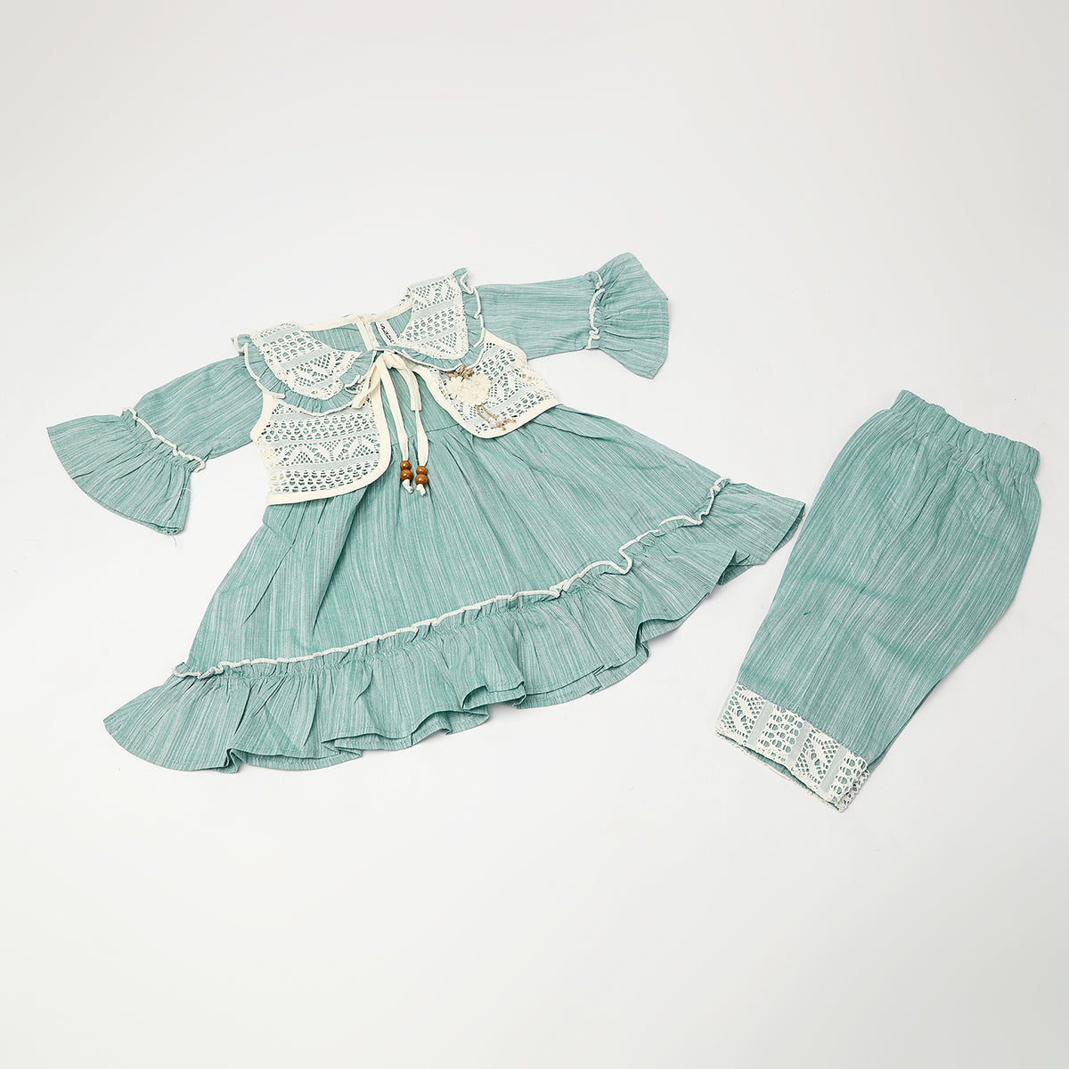 Girls Shalwar Suits - Green, Girls Shalwar Kameez, Chase Value, Chase Value