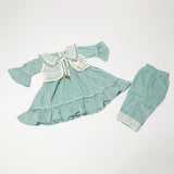 Girls Shalwar Suits - Green, Girls Shalwar Kameez, Chase Value, Chase Value