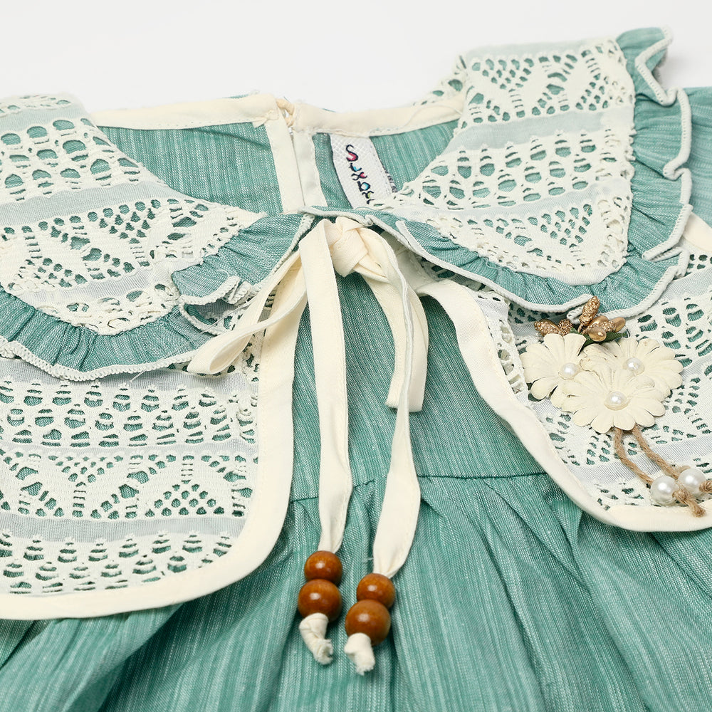 Girls Shalwar Suits - Green, Girls Shalwar Kameez, Chase Value, Chase Value