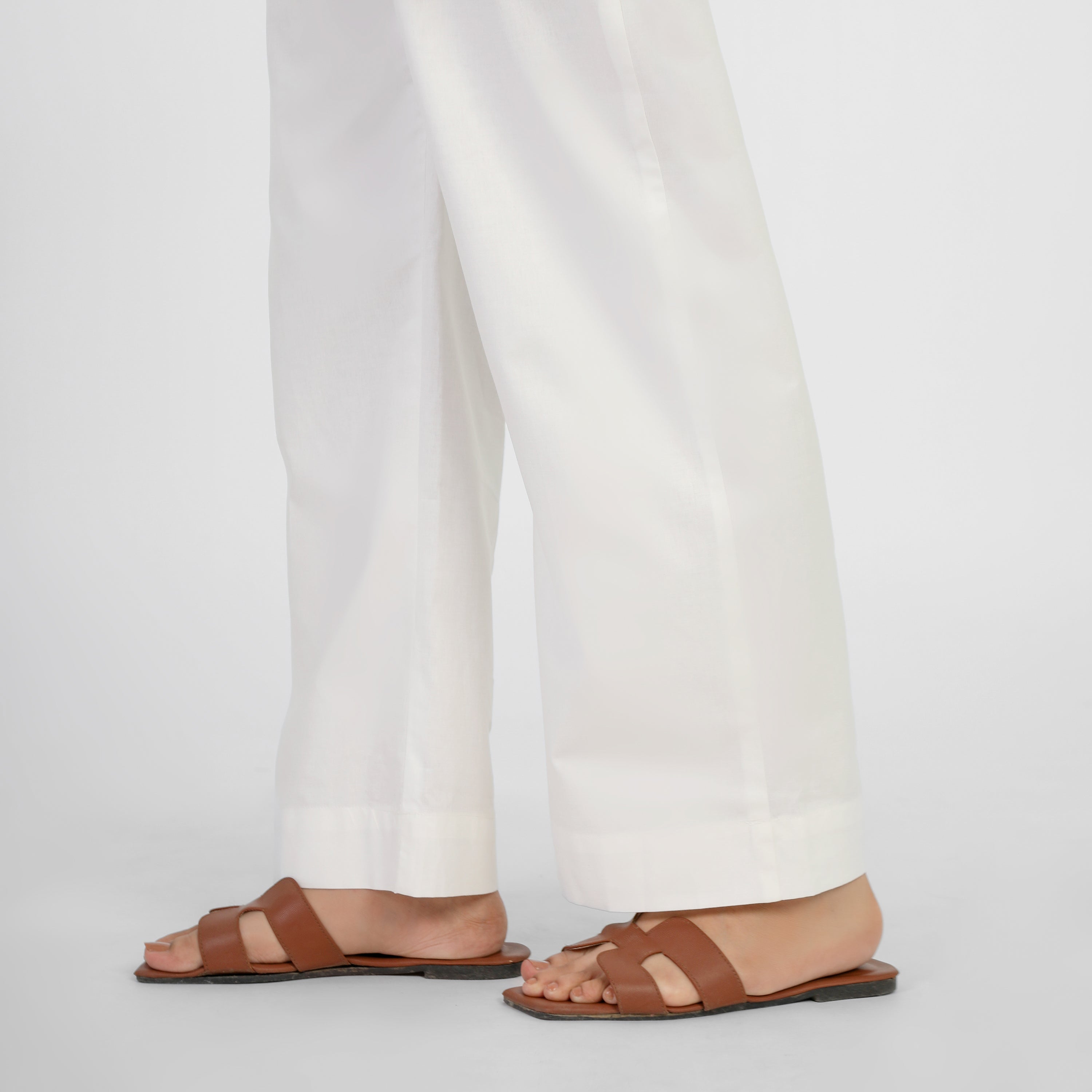 Women's Trouser - White, Women Pants & Tights, Chase Value, Chase Value