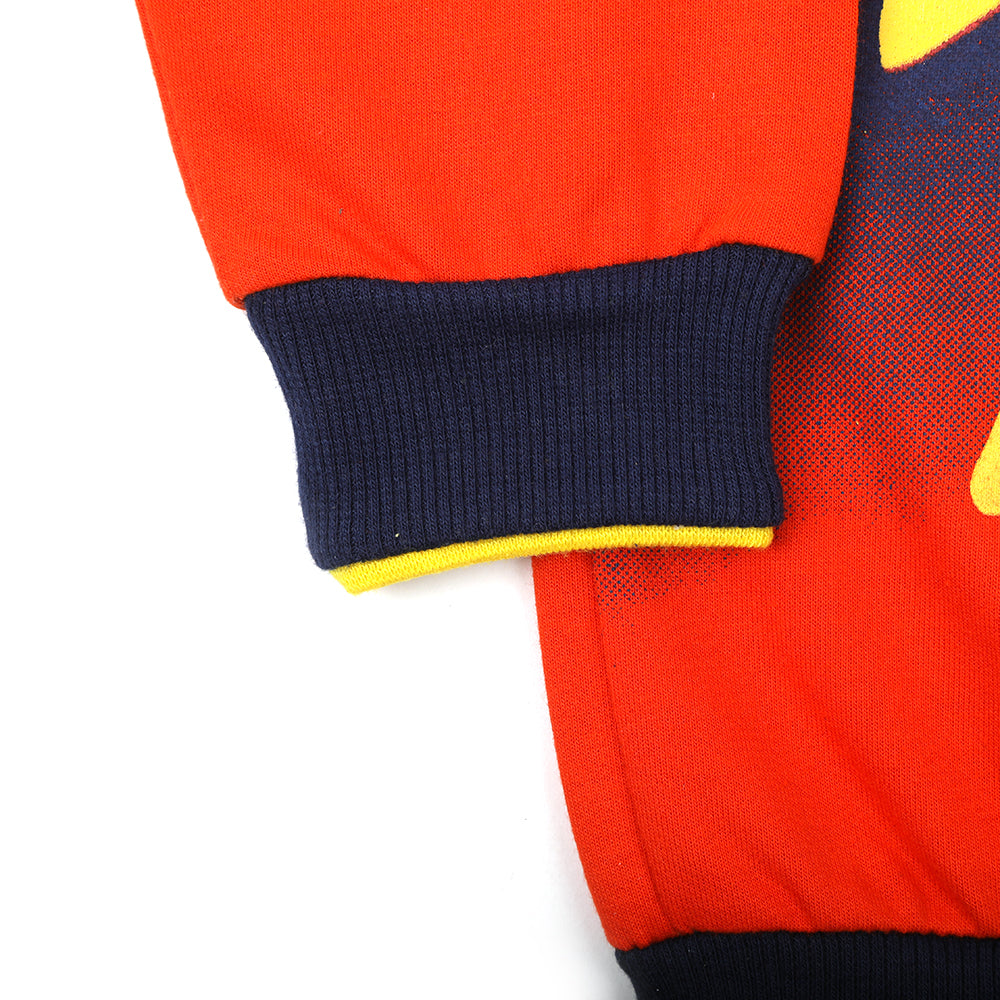 Boys Full Sleeves SweatShirt - Orange, Boys Hoodies & Sweat Shirts, Chase Value, Chase Value