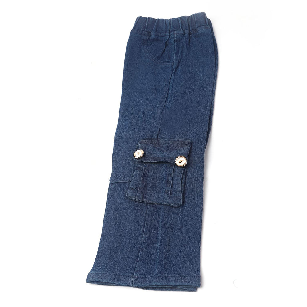 Girl's Denim Pant - Blue, Girls Pants & Capri, Chase Value, Chase Value