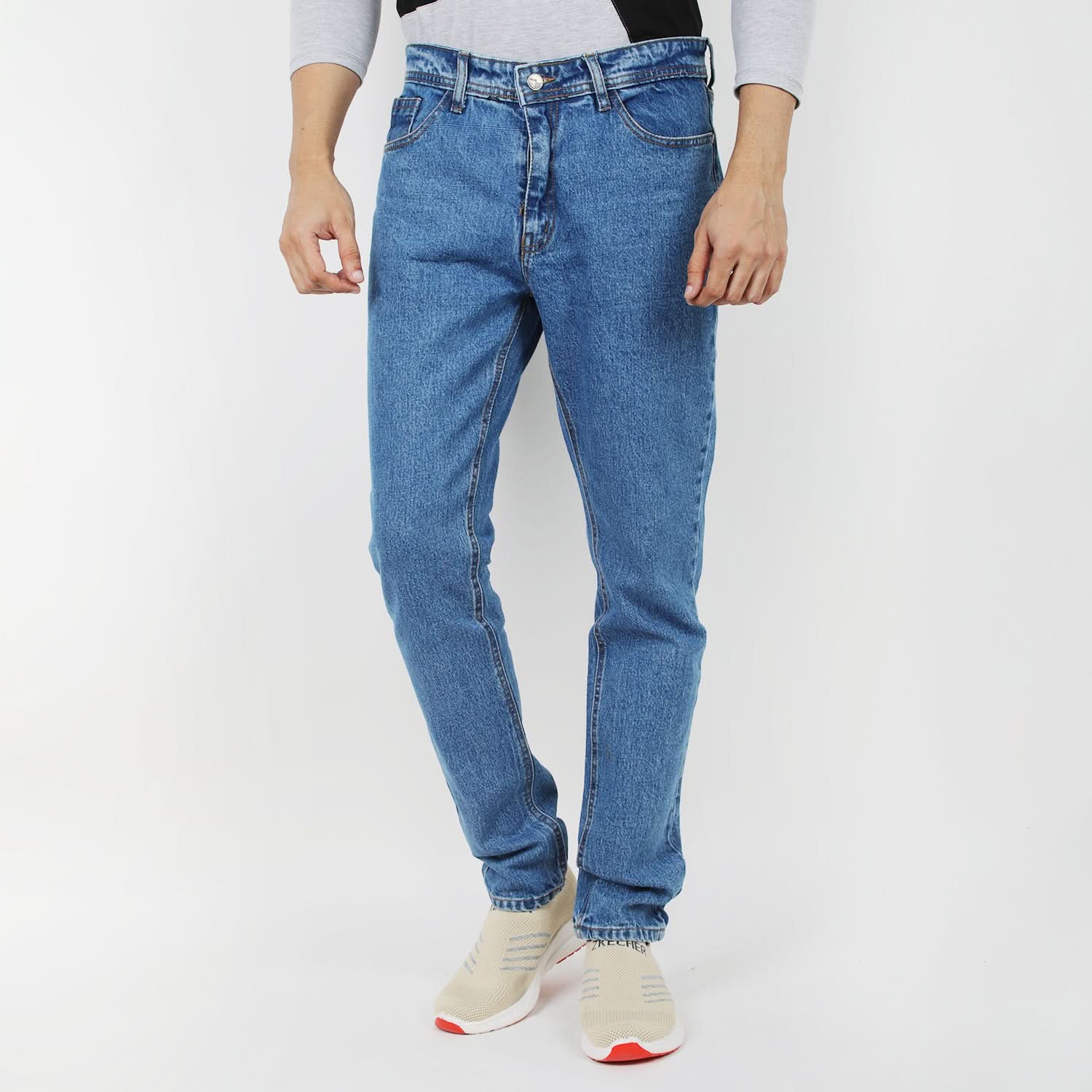 Pull & Bear Denim Pant - Blue, Men's Casual Pants & Jeans, Chase Value, Chase Value