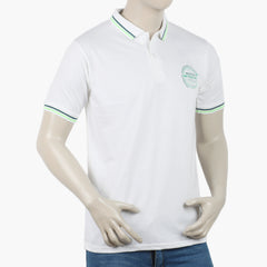 Eminent Men's Azadi Half Sleeves Polo T-Shirt - White