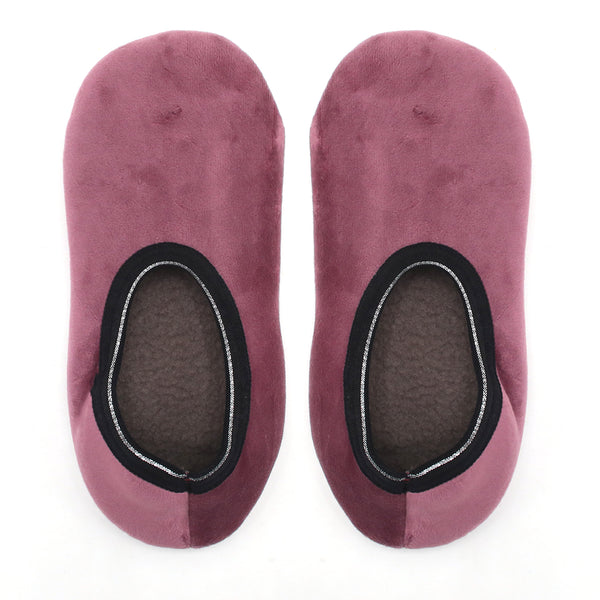 Women's Velvet Boot Socks - Tea Pink