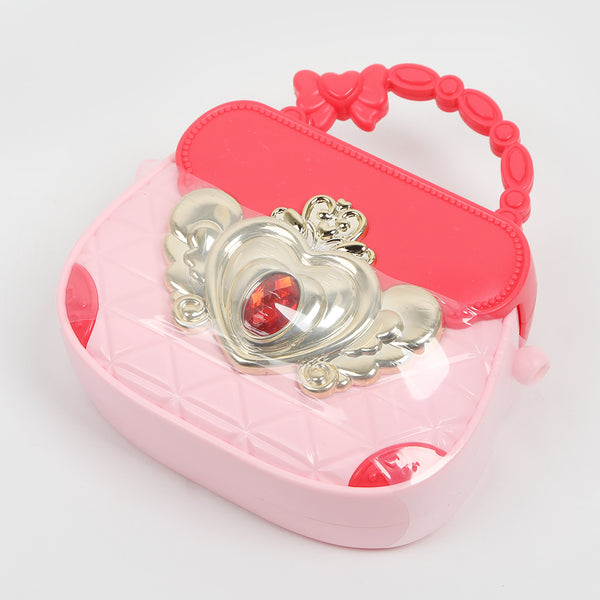 Jewellery Handbag with Light & Music Toy - Red, Kids Bags, Chase Value, Chase Value