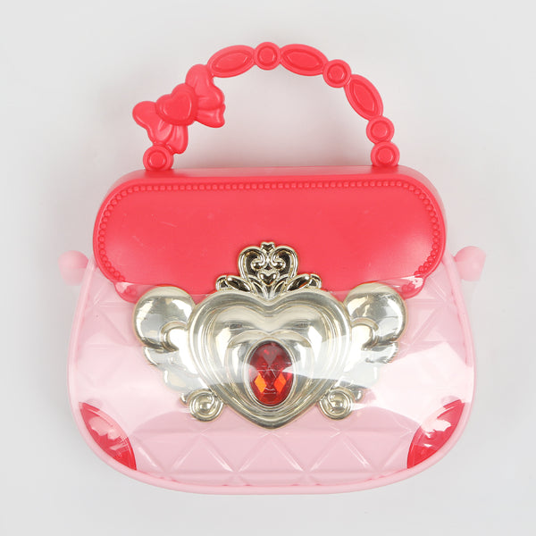 Jewellery Handbag with Light & Music Toy - Red, Kids Bags, Chase Value, Chase Value