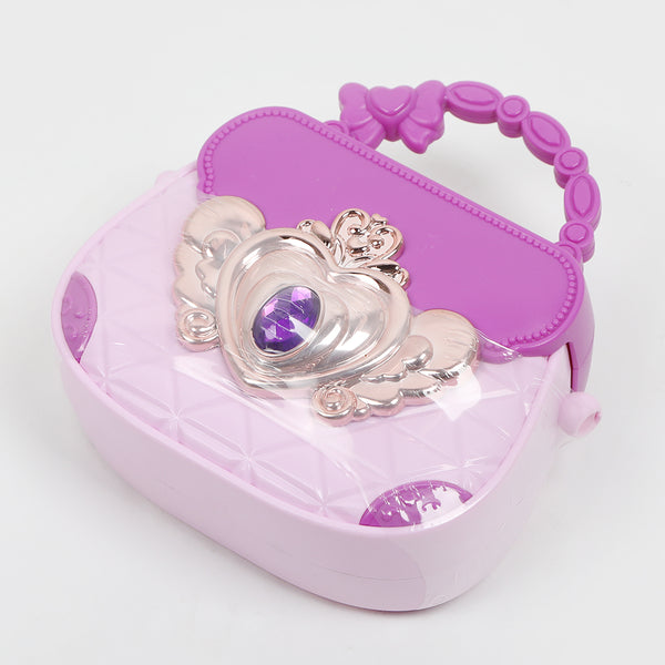 Jewellery Handbag with Light & Music Toy - Purple, Kids Bags, Chase Value, Chase Value