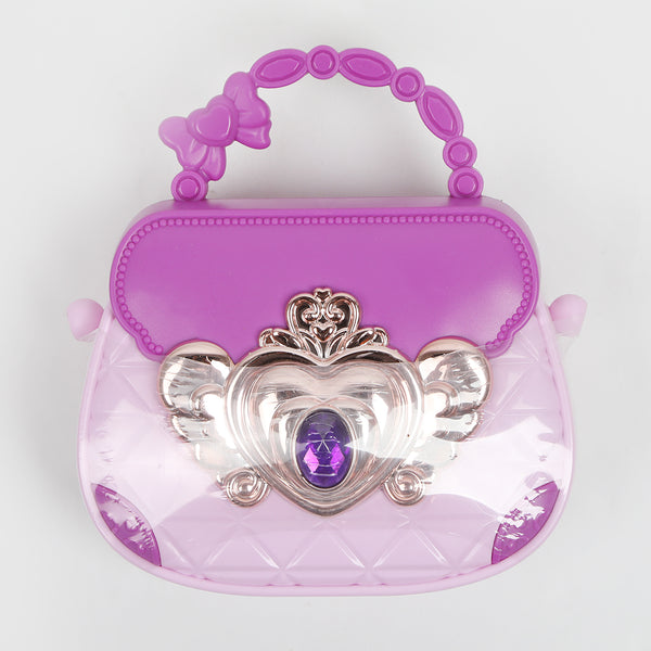 Jewellery Handbag with Light & Music Toy - Purple, Kids Bags, Chase Value, Chase Value